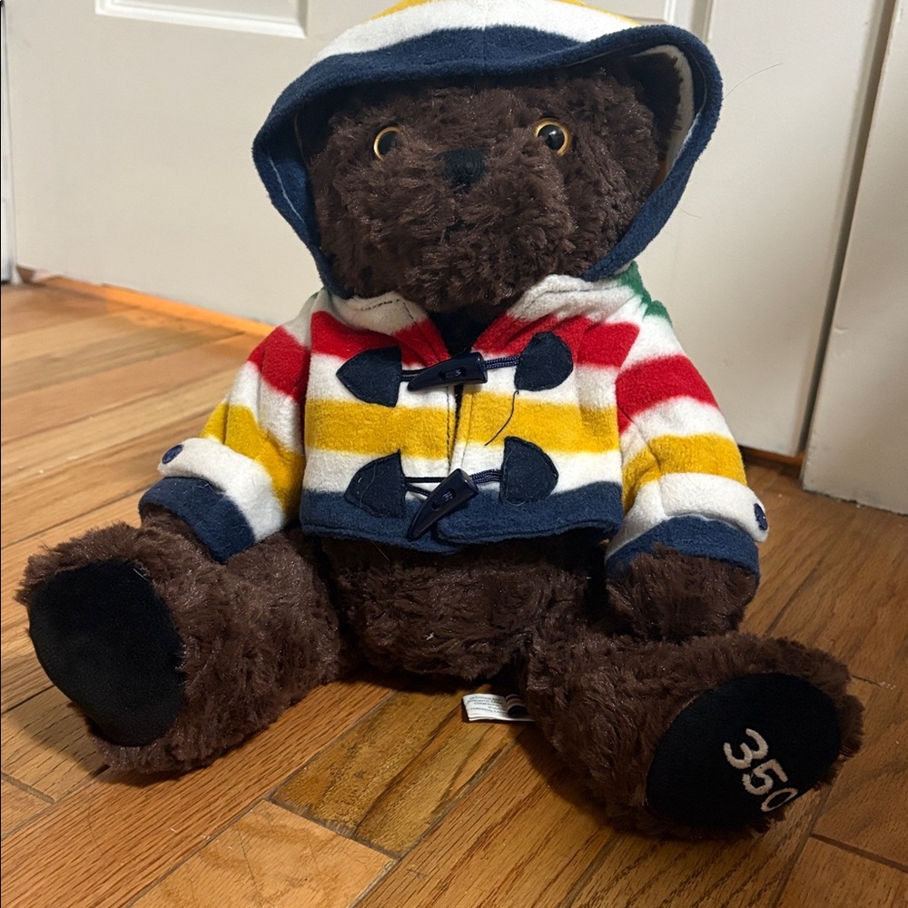 Hudsons Bay Signature Patrick 2020 Charity Teddy Bear 350 Stamp Plush Toy